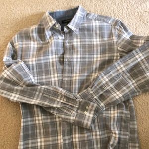 Plaid flannel button down